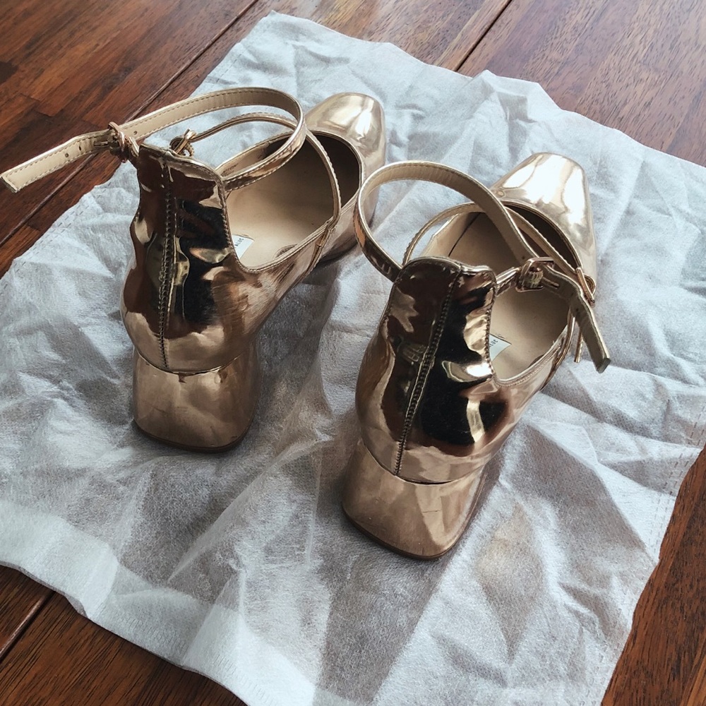 ZARA gold black heel - Picture 6 of 6